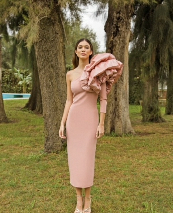 VESTIDO 7156UNA MANGA - 15822