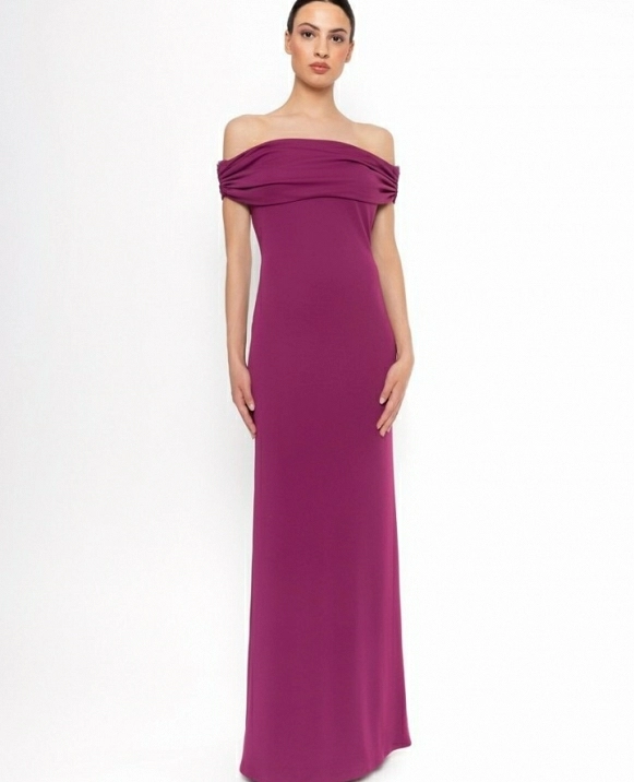 VESTIDO BANDA ESCOTE CARLA RUIZ MODELO 52578 