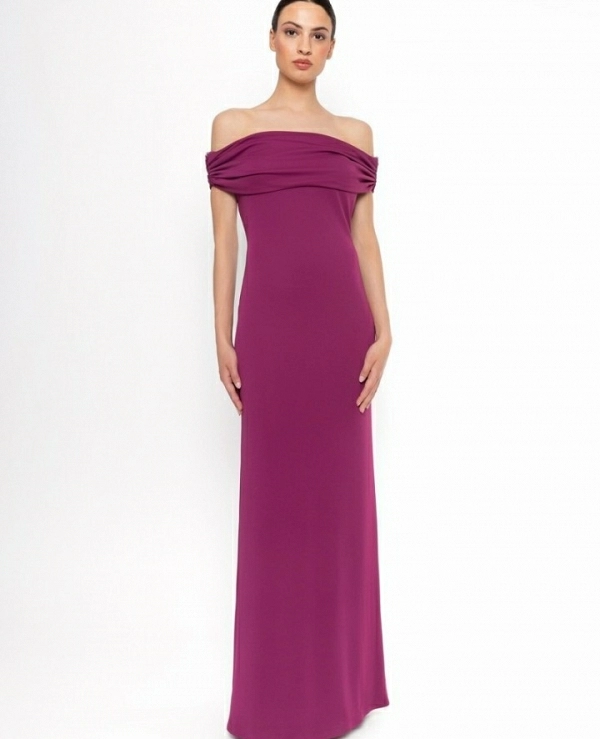 VESTIDO BANDA ESCOTE CARLA RUIZ MODELO 52578 