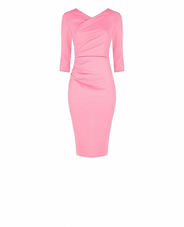 VESTIDO BASICO MANGA EN CODO - 21315