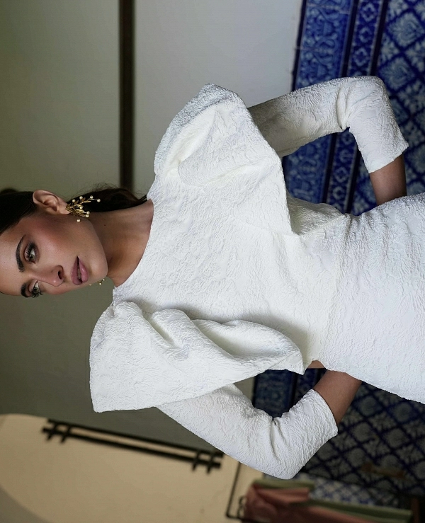 VESTIDO BLANCO MIDI ESPALDA DESCUBIERTA - 21313