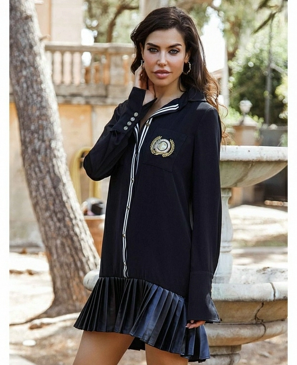 VESTIDO CAPITN AHAB NEGRO DE CAMALENICA