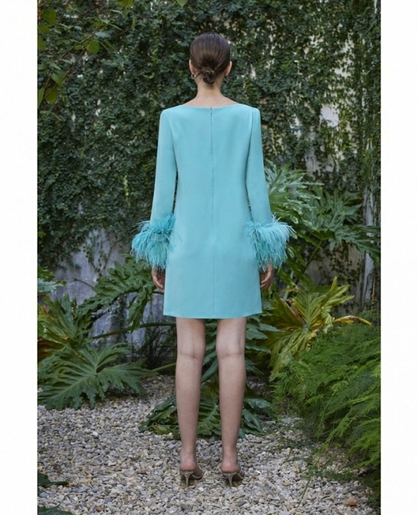 VESTIDO CARLA RUIZ CORTO MOD:50523 - 17404