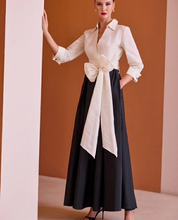 VESTIDO CARLA RUIZ MODELO 52502 color verde agua