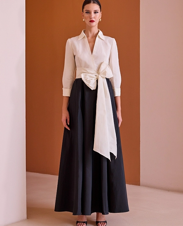 VESTIDO CARLA RUIZ MODELO 52502 color verde agua - 21049