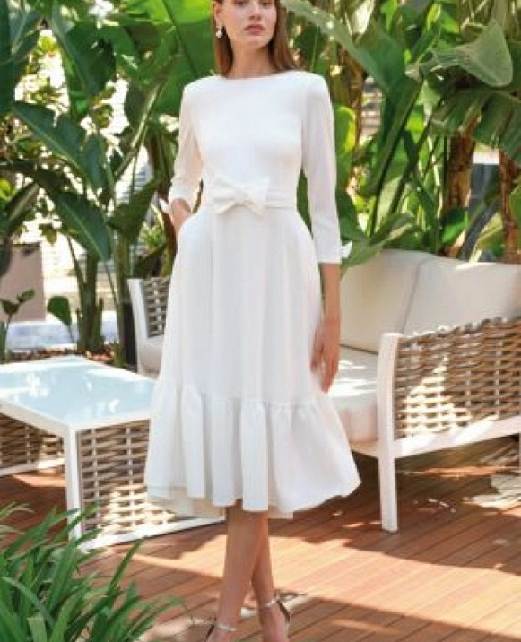  VESTIDO COLOR FUCSIA
