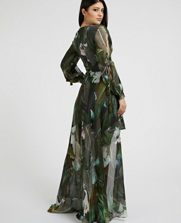 VESTIDO CORTO CON SOBRE FALDA DE GUESS W3GK81 - 16214