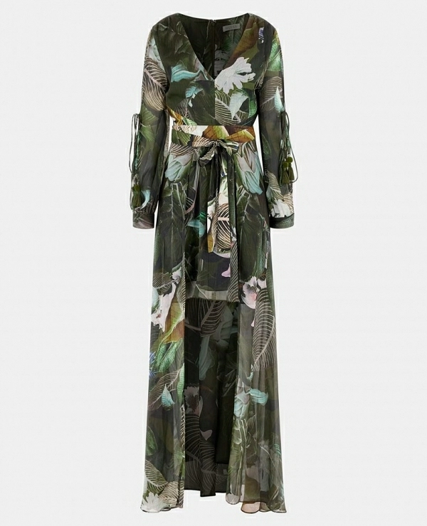 VESTIDO CORTO CON SOBRE FALDA DE GUESS W3GK81 - 16217