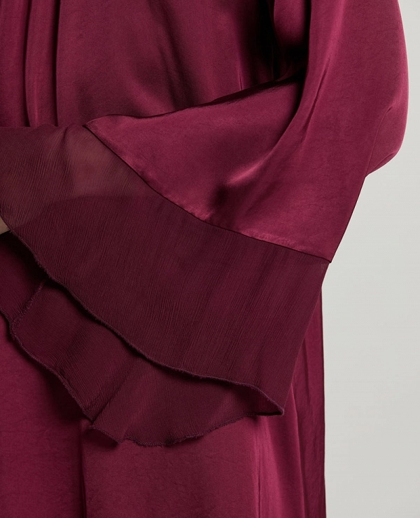 Vestido corto LOTESI con mangas largas DE RELISH - 22214