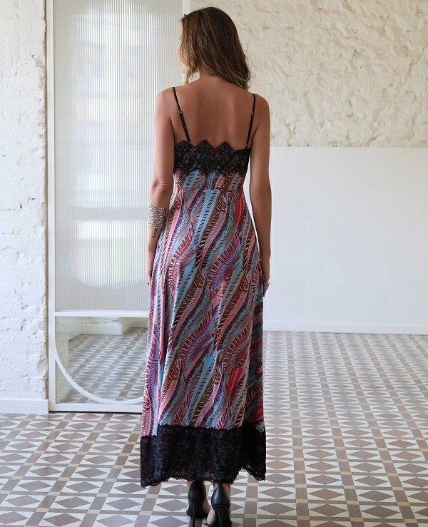VESTIDO DE CAMALE�NICA MODELO AUREN - 21752