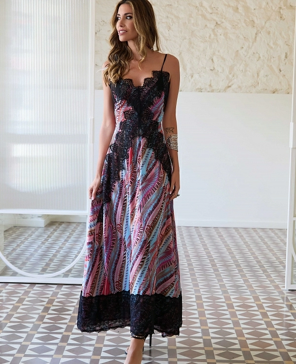 VESTIDO DE CAMALE�NICA MODELO AUREN - 21754