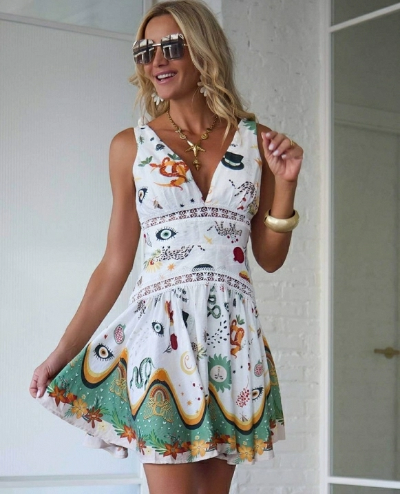 VESTIDO DE CAMALE�NICA MODELO AZOR