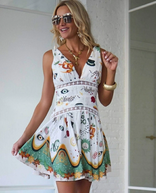 VESTIDO DE CAMALE�NICA MODELO AZOR