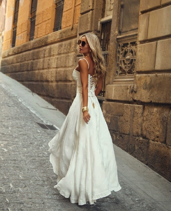 VESTIDO DE CAMALE�NICA MODELO CALAU - 21714