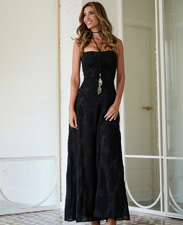 VESTIDO DE CAMALE�NICA MODELO CUERVO - 21343