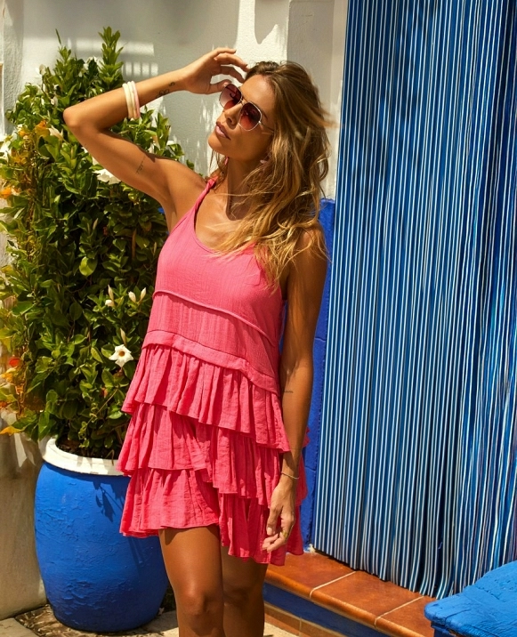 VESTIDO DE CAMALE�NICA MODELO DIORA