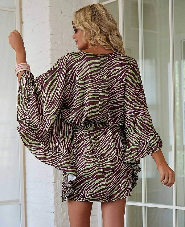 VESTIDO DE CAMALE�NICA MODELO EVELUNE - 21804