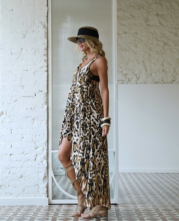 VESTIDO DE CAMALE�NICA MODELO KIRINAK - 21361