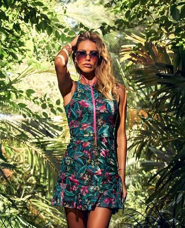 VESTIDO DE CAMALE�NICA MODELO SERPANIEBLA - 21456