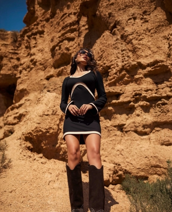 VESTIDO DE CAMALE�NICA MODELO WEXLER