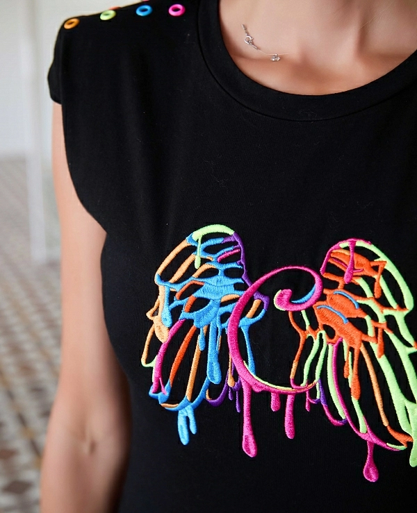 VESTIDO DE CAMALE�NICA MODELO ZAMPULLIN - 21466