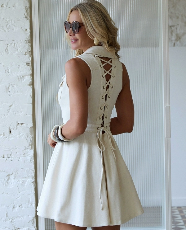 VESTIDO DE CAMALE�NICA MODELO ZURI - 21467