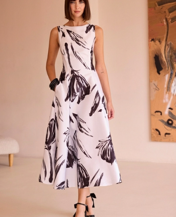 VESTIDO DE CARLA RUIZ MIDI 52668