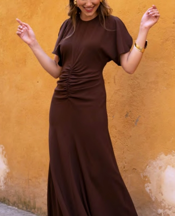 VESTIDO DE TIPO CREPE - 20674