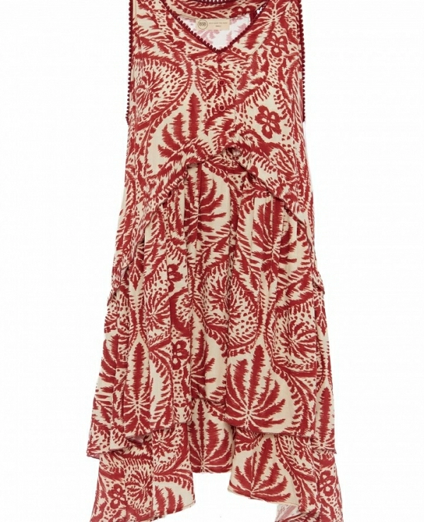 VESTIDO ESTAMPADO CORTO DE BSB MODELO 153-211001