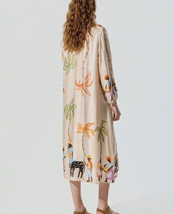 VESTIDO ESTAMPADO DE BSB MODELO 055-240014 - 21631