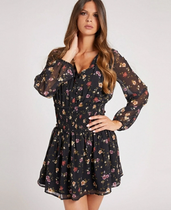 VESTIDO ESTAMPADO DE GUESS W1BK50 WDW52