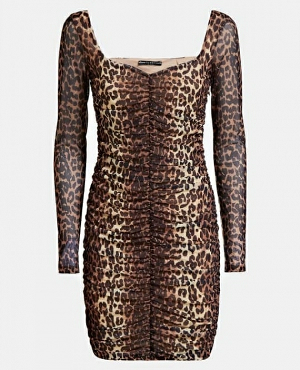 VESTIDO GUESS ANIMAL PRINT - 11221