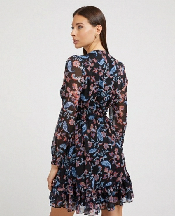 VESTIDO GUESS W3BK0JWDW52 ESTAMPADO FLORES - 16728