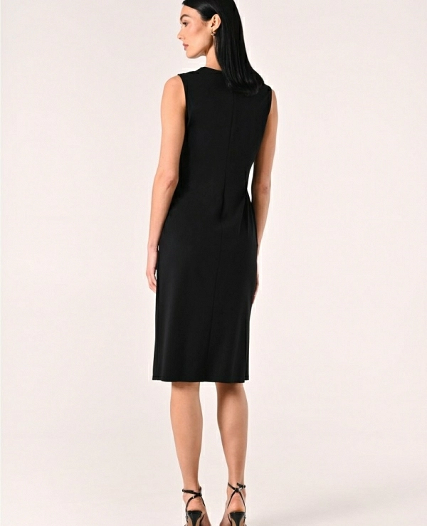 Vestido high-low con joya Mujer