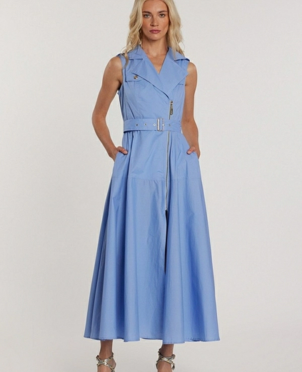 Vestido holgado sin mangas estilo motero BROOKE DE RELISH