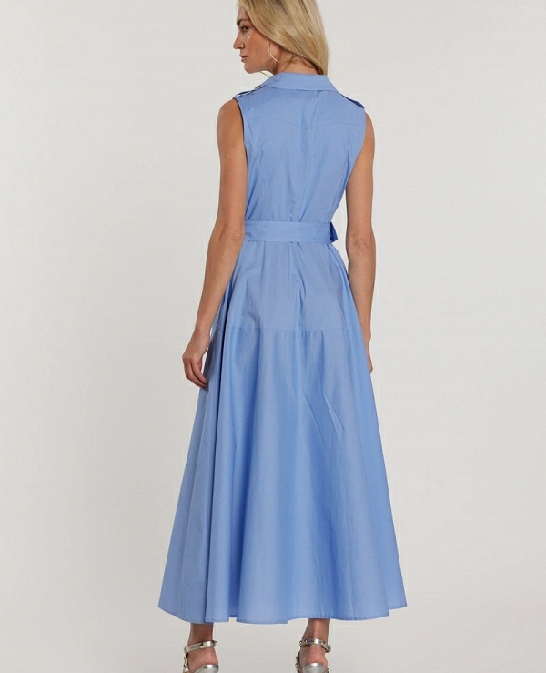 Vestido holgado sin mangas estilo motero BROOKE DE RELISH - 21713