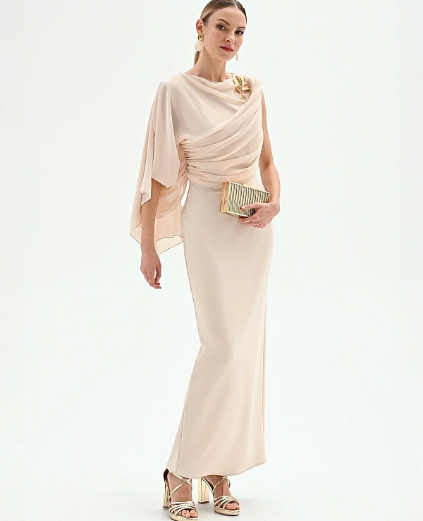 VESTIDO LARGO ASIM�TRICO rosita - 21482