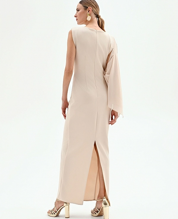 VESTIDO LARGO ASIM�TRICO rosita - 21484