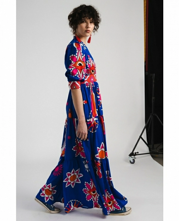 VESTIDO LARGO DE PEACE AND CHAOS MODELO S22919 ST ARDUST - 14415