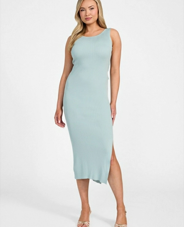 Vestido largo de punto ceido W5GK47 Z3L10 GUESS