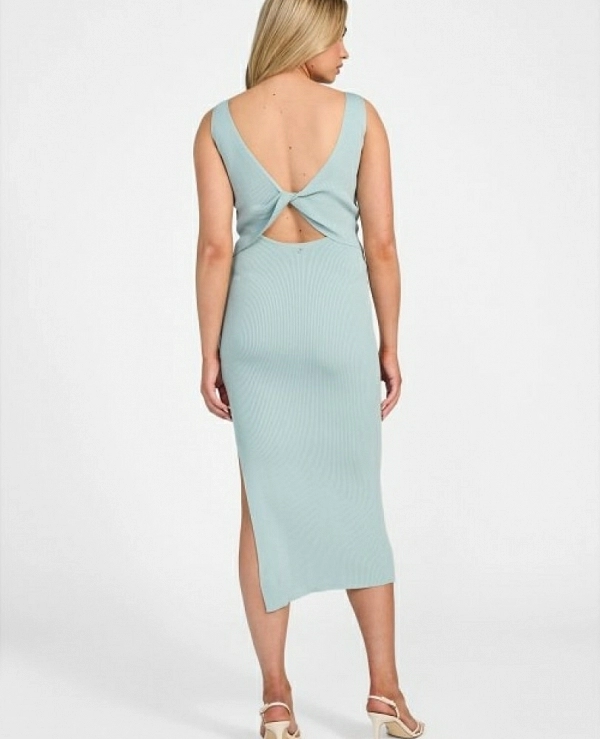 Vestido largo de punto ceido W5GK47 Z3L10 GUESS
