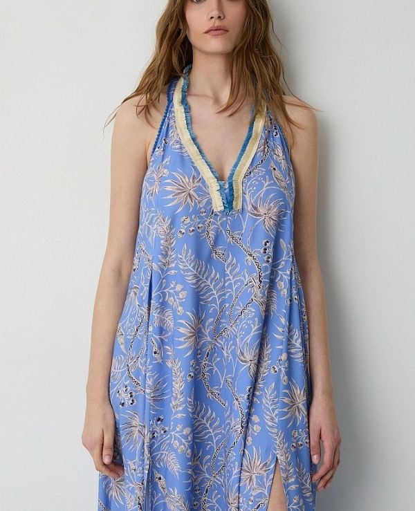 vestido largo estampado DE BSB MODELO 155-211001 - 21627