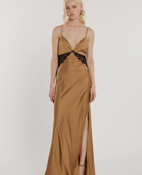 Vestido largo sin mangas KEIRA DE RELISH