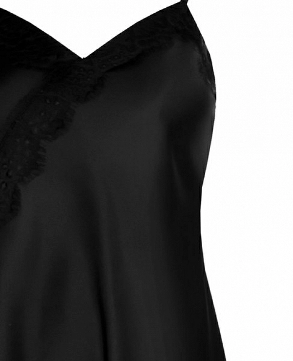 VESTIDO LENCERO NEGRO - 21509