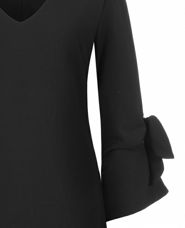 VESTIDO MANGA LAZO - 9692