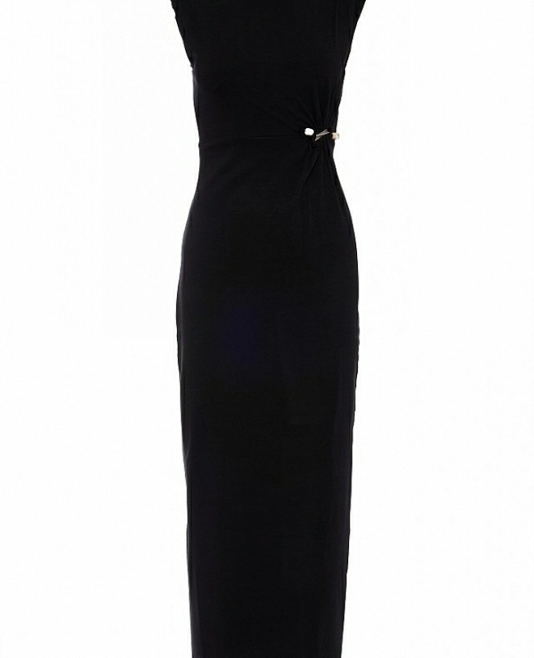 Vestido maxi abertura aro decorativo DE BSB 053-211026