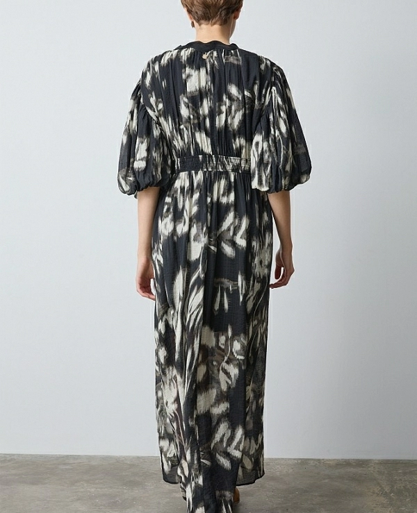 Vestido maxi estampado DE BSB MODELO 055-211019 - 21611