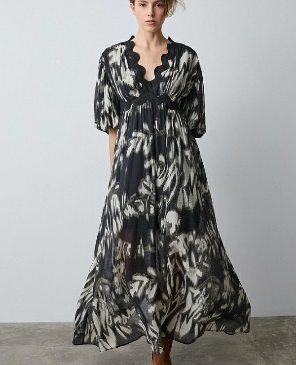 Vestido maxi estampado DE BSB MODELO 055-211019 - 21612