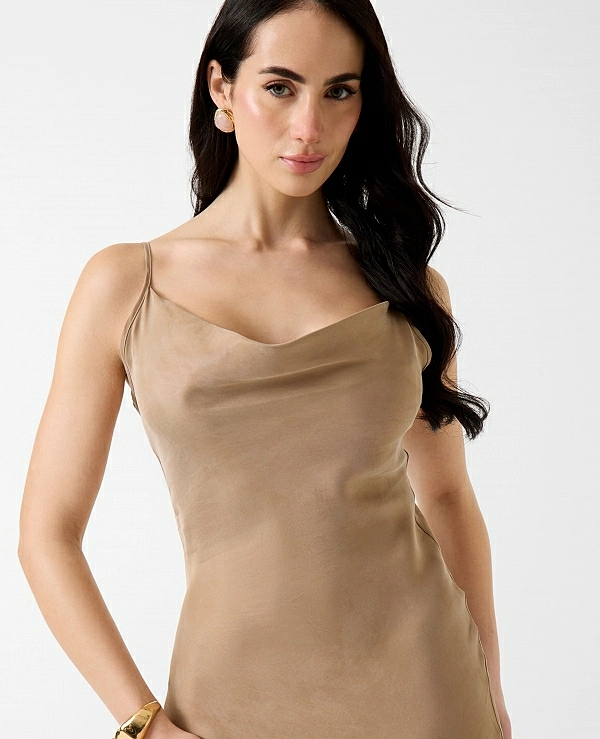 Vestido midi de sat�n DE GUESS MODELO W6GK94W2266 - 21291