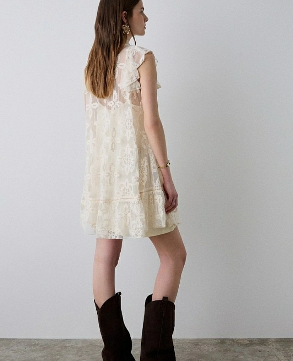 Vestido mini encaje DE BSB 053-211044